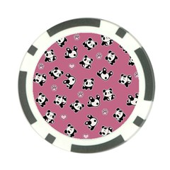 Panda Pattern Poker Chip Card Guard (10 Pack) by Valentinaart