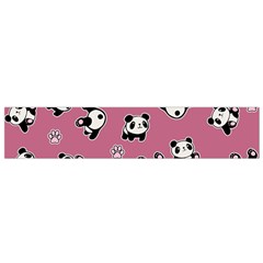 Panda Pattern Small Flano Scarf by Valentinaart