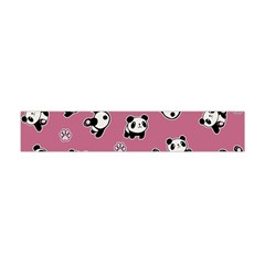 Panda Pattern Flano Scarf (mini) by Valentinaart