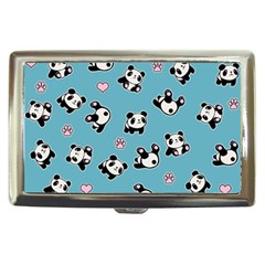 Panda Pattern Cigarette Money Cases by Valentinaart