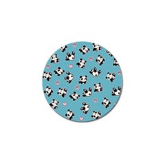 Panda Pattern Golf Ball Marker by Valentinaart