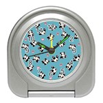 Panda pattern Travel Alarm Clocks Front