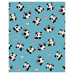 Panda Pattern Drawstring Bag (small) by Valentinaart