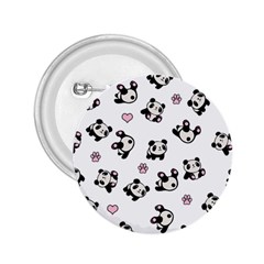 Panda Pattern 2 25  Buttons by Valentinaart