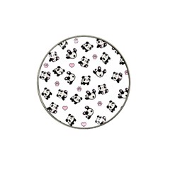 Panda Pattern Hat Clip Ball Marker (4 Pack) by Valentinaart