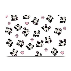 Panda Pattern Plate Mats by Valentinaart