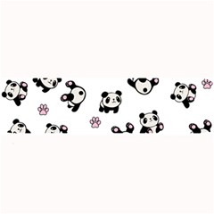 Panda Pattern Large Bar Mats by Valentinaart