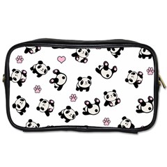 Panda Pattern Toiletries Bags by Valentinaart