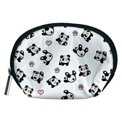 Panda Pattern Accessory Pouches (medium)  by Valentinaart