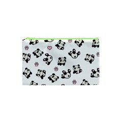 Panda Pattern Cosmetic Bag (xs) by Valentinaart