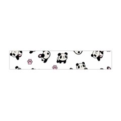 Panda Pattern Flano Scarf (mini) by Valentinaart