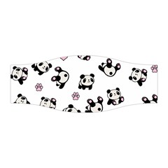 Panda Pattern Stretchable Headband by Valentinaart