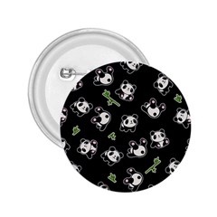 Panda Pattern 2 25  Buttons by Valentinaart