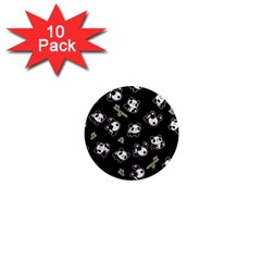 Panda Pattern 1  Mini Magnet (10 Pack)  by Valentinaart