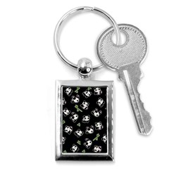 Panda Pattern Key Chains (rectangle)  by Valentinaart