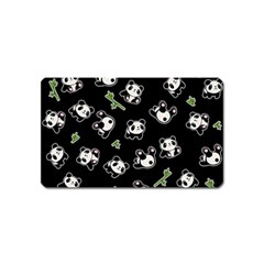 Panda Pattern Magnet (name Card) by Valentinaart