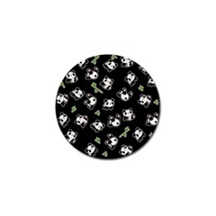 Panda Pattern Golf Ball Marker by Valentinaart