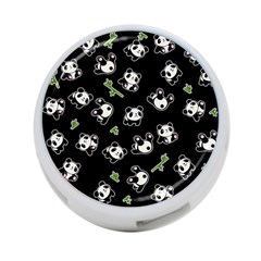 Panda Pattern 4-port Usb Hub (one Side) by Valentinaart