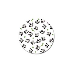 Panda Pattern Golf Ball Marker by Valentinaart