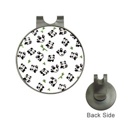 Panda Pattern Hat Clips With Golf Markers by Valentinaart