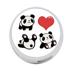 Panda 4-port Usb Hub (one Side) by Valentinaart