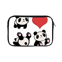 Panda Apple Ipad Mini Zipper Cases by Valentinaart