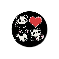 Panda Magnet 3  (Round)