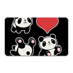 Panda Magnet (Rectangular)