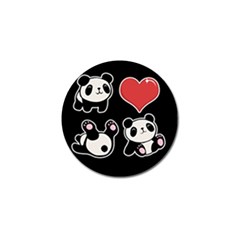 Panda Golf Ball Marker (4 pack)