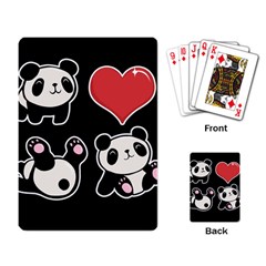 Panda Playing Card