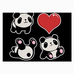 Panda Large Glasses Cloth (2-Side)