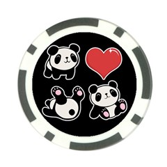 Panda Poker Chip Card Guard (10 pack)