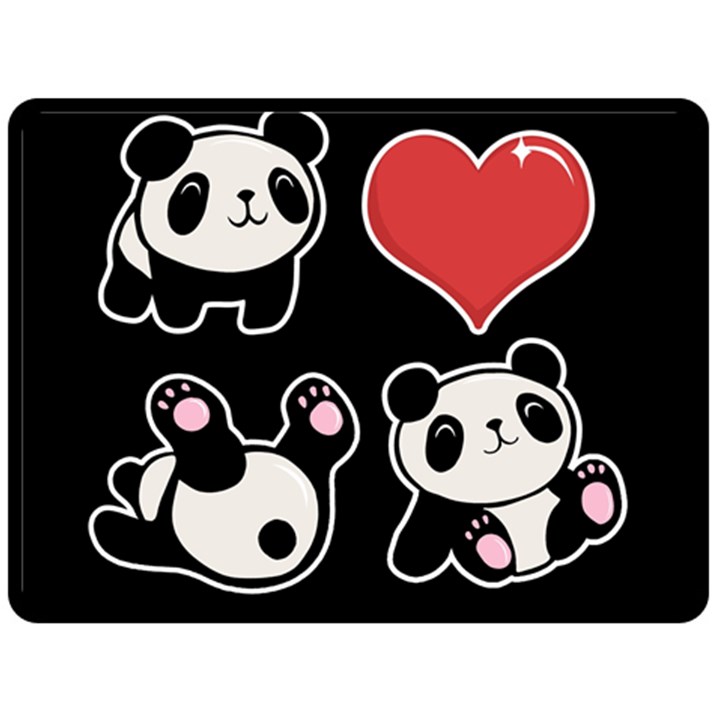 Panda Fleece Blanket (Large) 