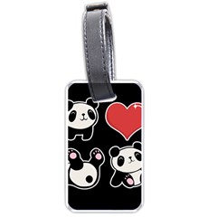 Panda Luggage Tags (One Side) 