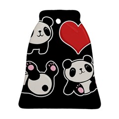 Panda Bell Ornament (Two Sides)