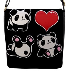 Panda Flap Messenger Bag (S)