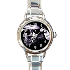 Street Dogs Round Italian Charm Watch by Valentinaart