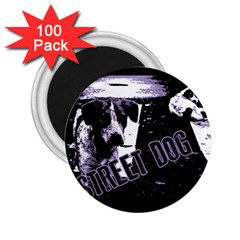 Street Dogs 2 25  Magnets (100 Pack)  by Valentinaart