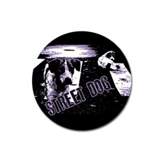 Street Dogs Magnet 3  (round) by Valentinaart