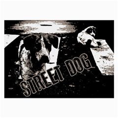 Street Dogs Large Glasses Cloth (2-side) by Valentinaart