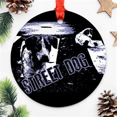 Street Dogs Ornament (round) by Valentinaart