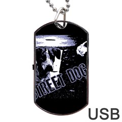 Street Dogs Dog Tag Usb Flash (two Sides) by Valentinaart