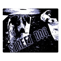 Street Dogs Double Sided Flano Blanket (large)  by Valentinaart