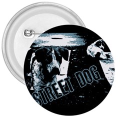 Street Dogs 3  Buttons by Valentinaart