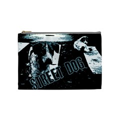 Street Dogs Cosmetic Bag (medium)  by Valentinaart