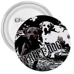 Street Dogs 3  Buttons by Valentinaart