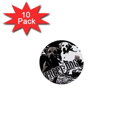 Street dogs 1  Mini Buttons (10 pack) 