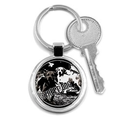 Street dogs Key Chains (Round) 