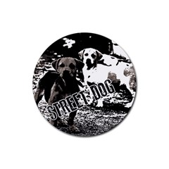 Street dogs Rubber Round Coaster (4 pack) 