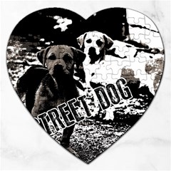 Street dogs Jigsaw Puzzle (Heart)